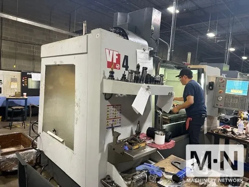 HAAS VF-4 CNC Vertical Machining Center w/Midaco Pallet Changer , 2012