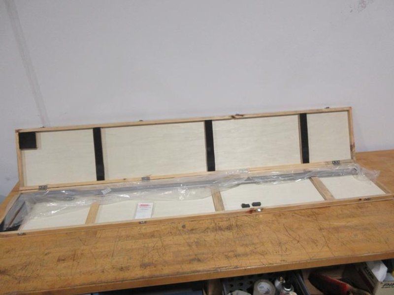 SPI Heavy Duty 60" Vernier Caliper, In Wood Case, NEW - Auction Item