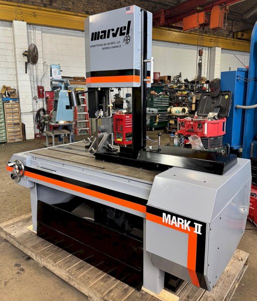 18&quot; x 22&quot; Marvel Series 8 Mark II Tilt Frame Vertical Band Saw , 1&quot; Blade, 2 HP, Reconditioned