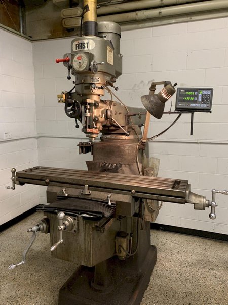 First Model LC-185VS Variable Speed Vertical Milling Machine, DRO, PDB