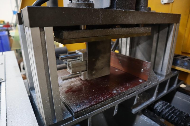 PMI-455 Type A Automatic Circular Upacting Saw, ProFace Control, In-Feed Conveyor,  Powermatic Powertec Collectors- Auction Item