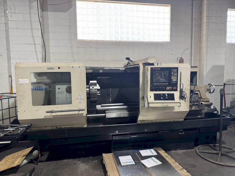 26" X 80" WILLIS ENC2680 CNC FLATBED LATHE. STOCK # 0882225