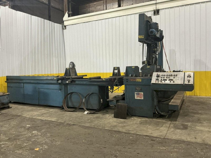 25" x 36" HEM MODEL #V200A TILT FRAME VERTICAL BAND SAW W/ AUTOMATIC FEED TABLE : YOBRO #25400