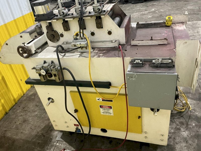 12" WIDE x .156" CHS MODEL #PTS-300-7-12 7 ROLL COIL STRAIGHTENER - PULL THROUGH: YOBRO #24164