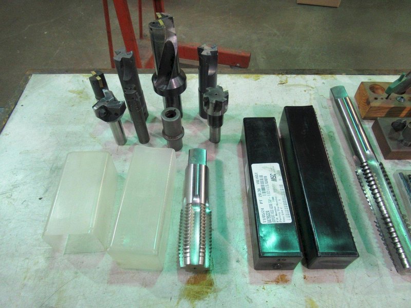 Tooling, Assorted - Including Counter Sinks, Taps, Thread Casers, Thru Coolant Insert Drills and MORE- Auction Item