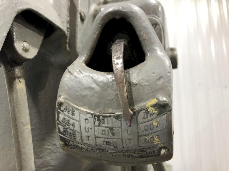 24" CINCINNATI BICKFORD SUPER SERVICE SINGLE SPINDLE DRILL PRESS: STOCK #19163