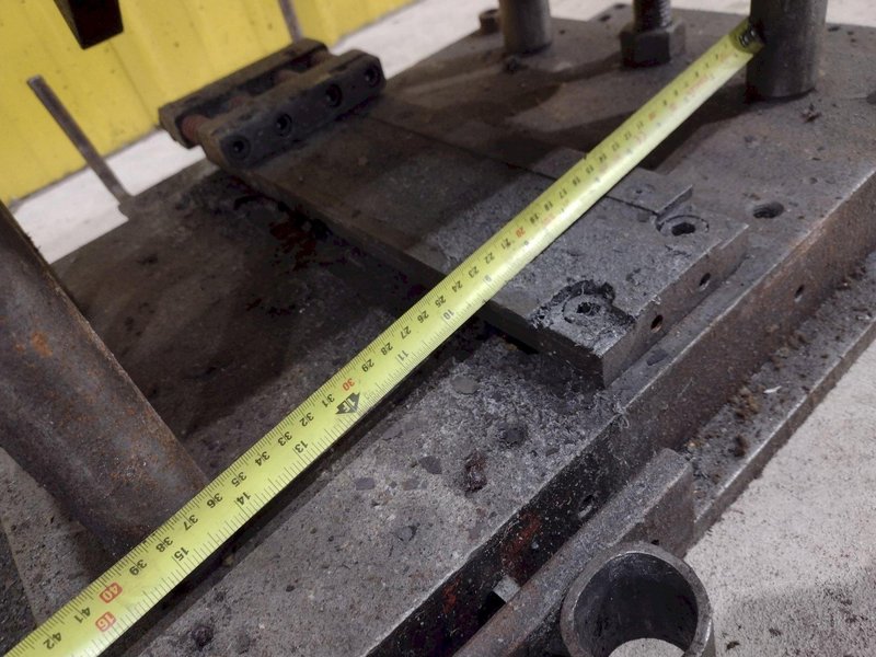 3 TON AIRAM 4 POST ROLLFORMER CUTOFF / PUNCH PRESS: STOCK #22112
