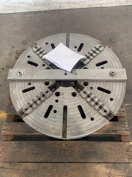 36&quot; 4-JAW LATHE CHUCK. STOCK # 0998824.
