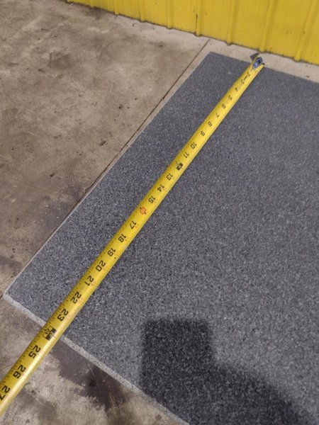 36&quot; X 24&quot; X 5&quot; CHALLENGE GRAY GRANITE SURFACE PLATE ON STAND: STOCK #23417