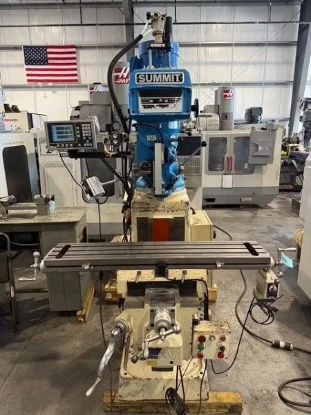 SUMMIT VS-350B Vertical Milling Machine DRO 2011’ # 7374