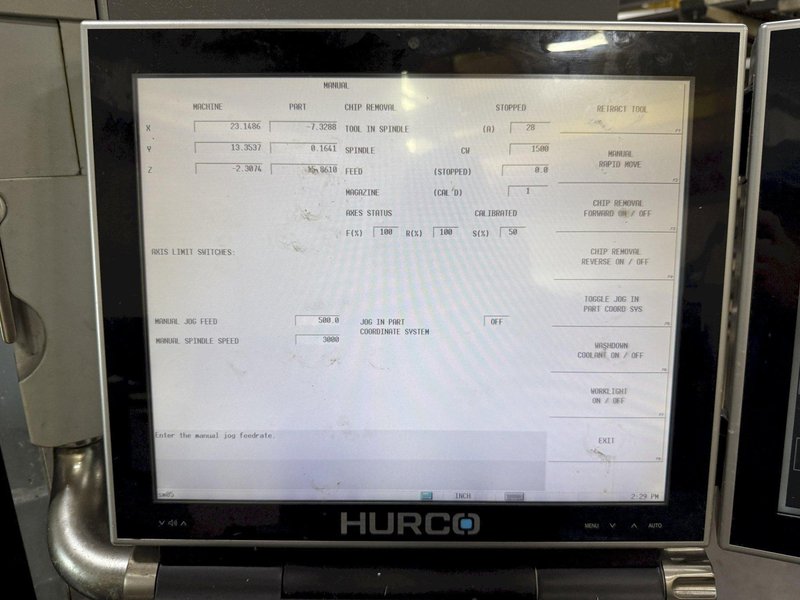 Used 2018 Hurco VMX42i CNC Vertical Machining Center For Sale