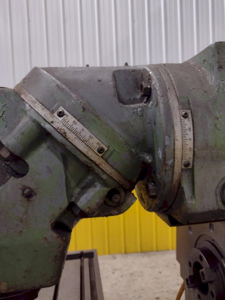 #2 CINCINNATI MODEL #207 HORIZONTAL MILL WITH VERTICAL TOOLMAKERS OVERARM: STOCK #22270