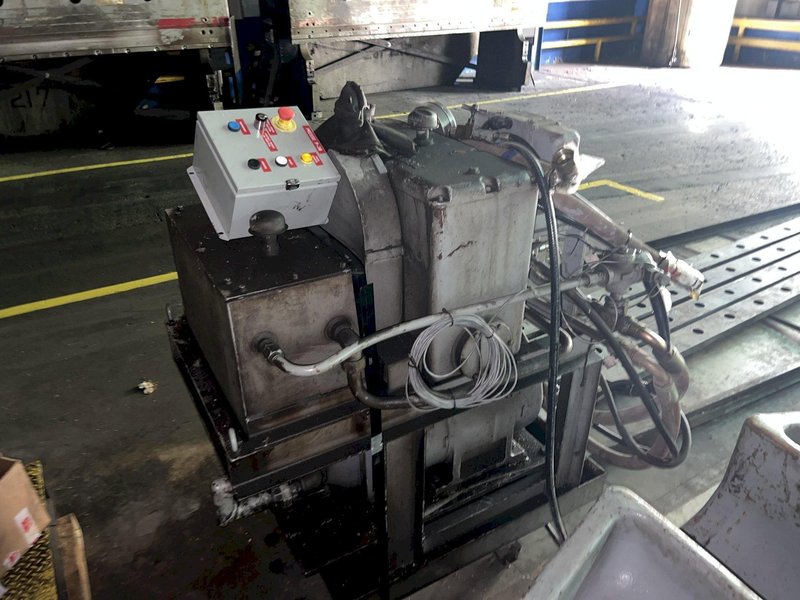 400 TON x 16' RODGERS MODEL #1F400 HYDRAULIC INCLINED FRAME HORIZONTAL WHEEL PRESS: STOCK #15558