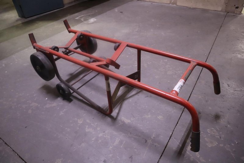 2 Wheeled Metal Barrell Tilting Dolly- Auction Item