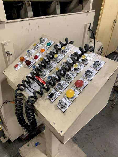 Feed Lease Coil Reel Uncoiler and Powered Coil Straightener 20,000 Lbs.