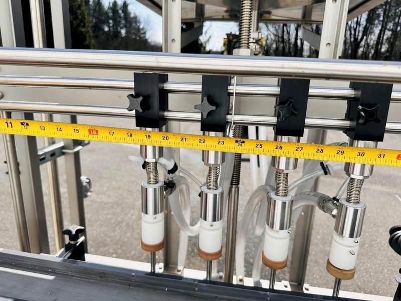 Cozzoli IFLM Four Headed Filler ||  Inline Fill-To-Level  ||  Manual Filler