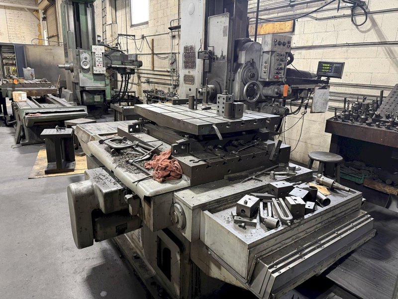 3" DEVLIEG 3H-48 SPIRAMATIC HORIZONTAL BORING MILL. STOCK # 0220426