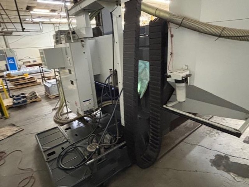 Haas GM-2 CNC Vertical Gantry Mill, 145" x 72" x 22", 15K RPM, 30 ATC, Probing, TS Coolant, Vacuum Table, High Speed Machining