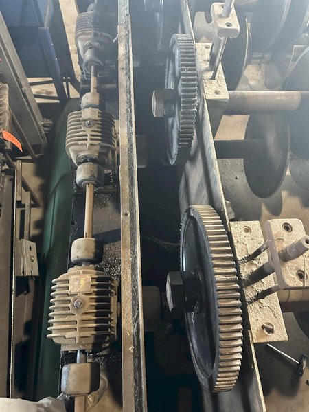 20 STAND x 2.5&quot; x 30&quot; PEARSON ROLLFORMER, TOOLED FOR RAKE &amp; GUTTER: STOCK 16970