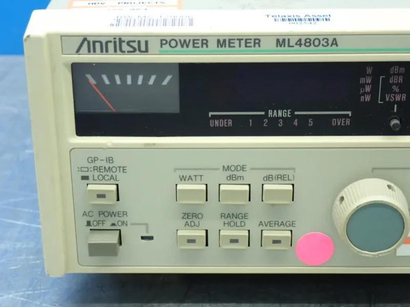 ANRITSU POWER METER W/MA4002B SENSOR ADAPTER  -  ML4803A