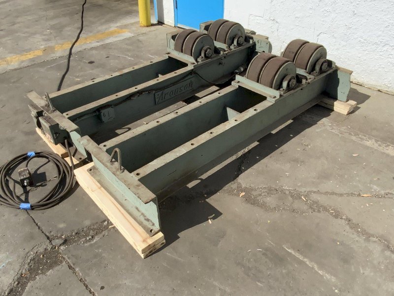 20,000 LB ARONSON TANK TURNING ROLLS SET: STOCK #81054