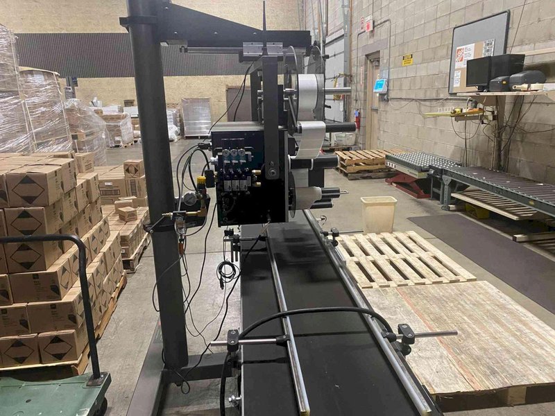CTM 3600A Labeling System with 16″ x 8′ Conveyor, 2021 – Never Used
