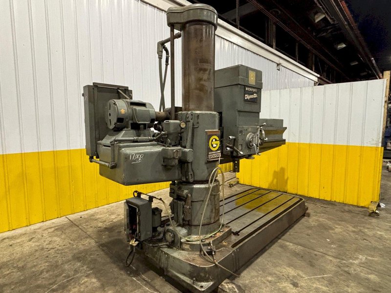 7' x 15" GIDDINGS &amp; LEWIS MODEL #962 G&amp;L RADIAL DRILL: YOBRO #24530