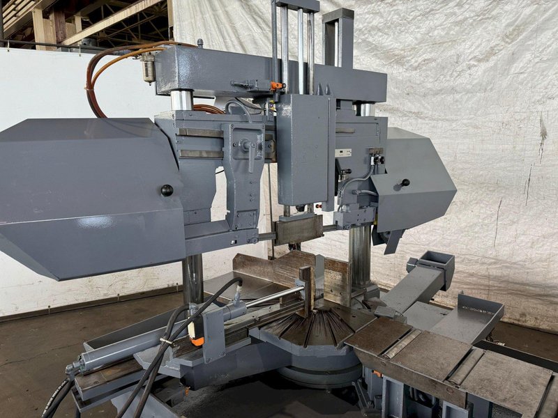 15.7" X 12.2" BEHRINGER HBP 310/403G CNC PROGRAMMABLE BANDSAW. STOCK # 1156522