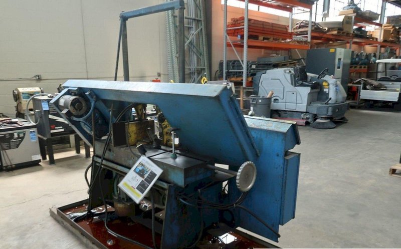 15" X 17" WF WELLS MODEL #F-15 TWIN POST HORIZONTAL BANDSAW: STOCK #21090