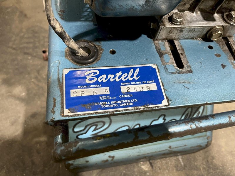 12&quot; BARTWELL MODEL #SP8G GAS ENGINE FLOOR SCARIFIER: STOCK #16196
