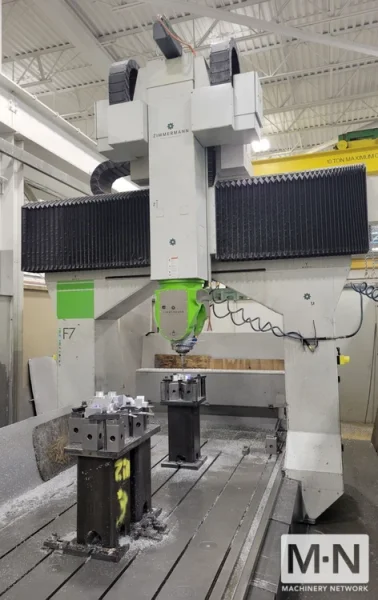 Zimmermann FZ30 CNC 5-Axis Bridge Type Vertical Machining Center, 2010