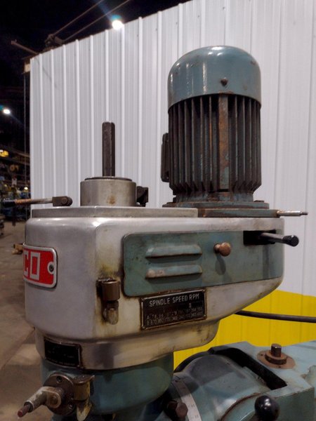 2 HP ENCO MODEL #100-1527 VERTICAL MILLING MACHINE: STOCK #20714
