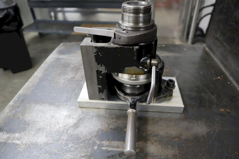 Hardinge HV-4NH 5C Collet Manual Indexer, Horizontal of Vertical Mount, Mounted on Aluminum Sub-Plate- Auction Item