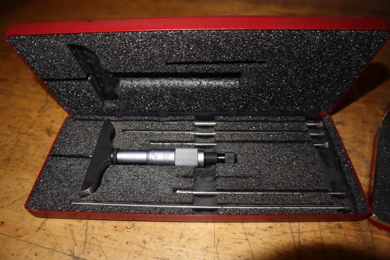 Starrett 150MM Dial Caliper &amp; 0-6" Depth Micrometer- Auction Item
