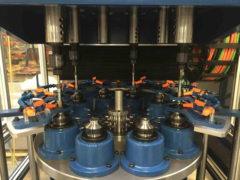 Barnes MSSP-1000 R8 Multiple Spindle Single Pass Vertical Honing Machine, 2014 – Never Been Used