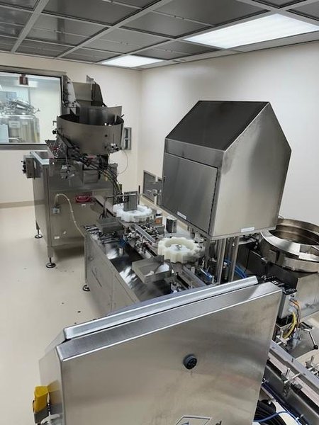 Chase-Logeman Monobloc Liquid Filling Line, 2000 – Filling, Plugging, Capping, Weighing and Vial Transfer System