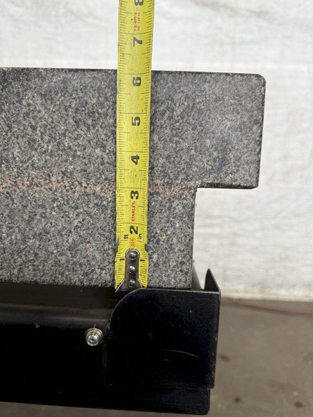 48&quot; X 60&quot; X 6&quot; GRANITE SURFACE PLATE WITH STAND. STOCK # 1120424
