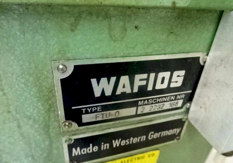 Wafios Model FTU-0 Spring Coiling Machine
