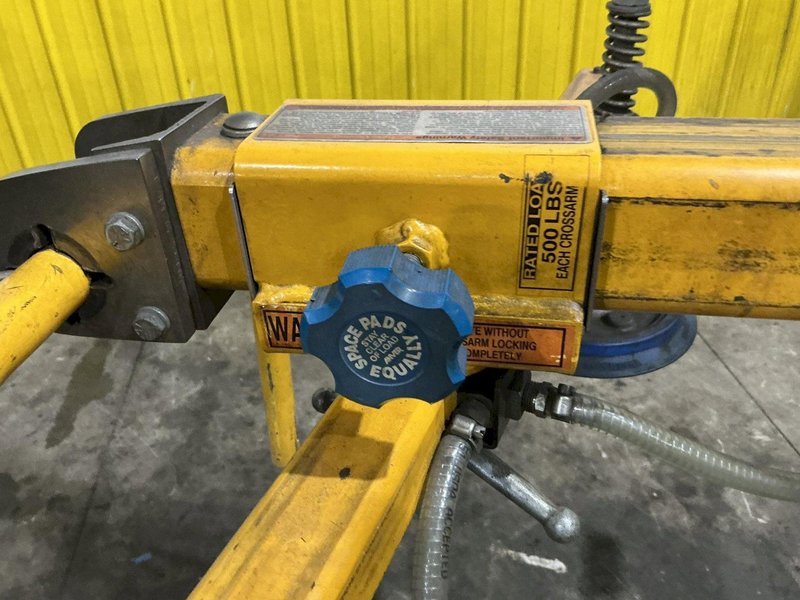 2,000 LBS ANVER MODEL #VLS-07 SELF CONTAINED ELECTRIC POWERED VACUUM SHEET LIFTER: YOBRO #25322