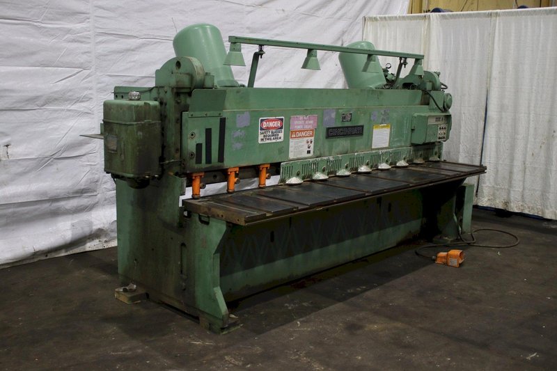 10&#039; X 1/4&quot; CINCINNATI POWER SQUARING SHEAR: STOCK #76284