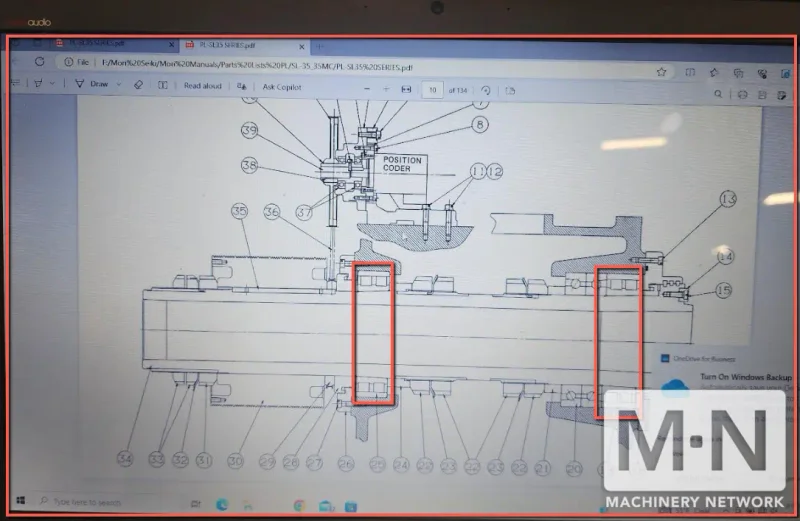 Mori Seiki SL-35 CNC Turning Center, 1994