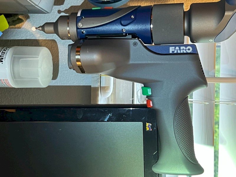 FARO QuantumE V2 2.5m 7-Axis Arm with PRIZM LLP HD and 8-Axis Rotary Table – 2021 System, Full Accessories