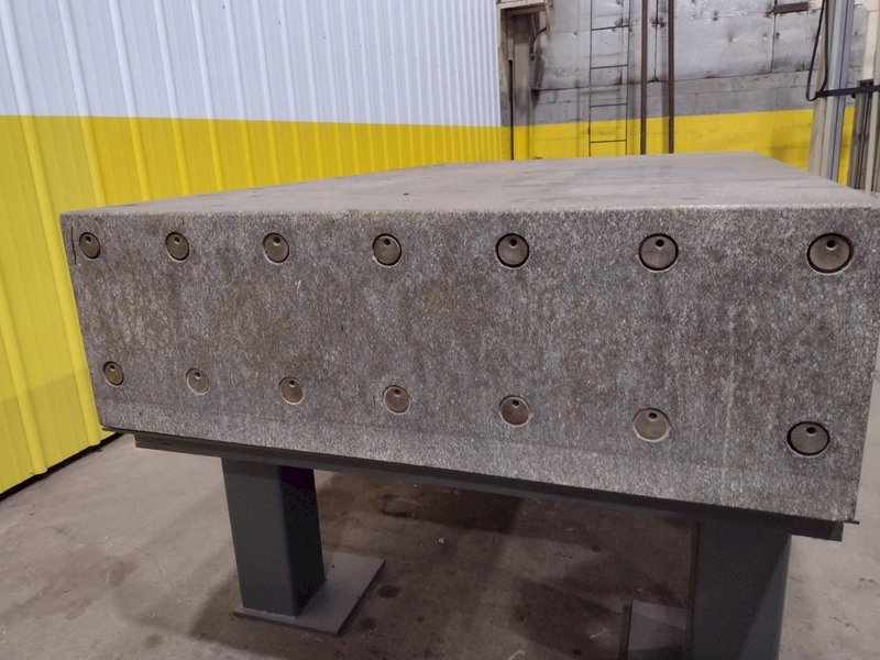 73.5&quot; X 46.5&quot; X 18.5&quot; PORTAGE MITCHELL GRANITE LAYOUT SURFACE PLATE: STOCK #19744