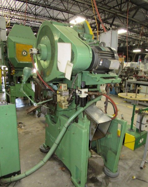 22 TON MINSTER NO 3 OBI FLYWHEEL PRESS. STOCK # 0773725