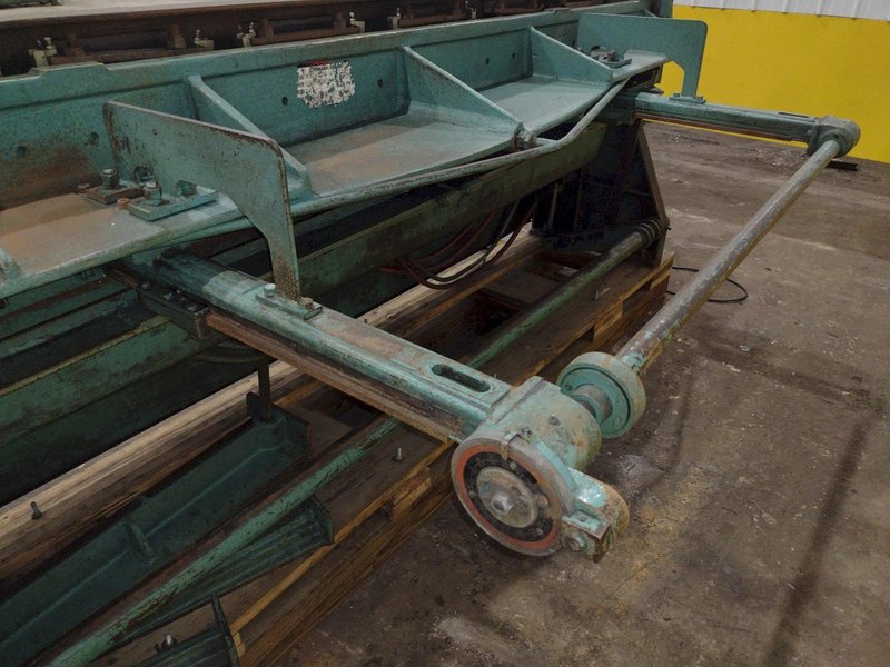 10' X 16 GAUGE WYSONG MODEL #A-120-HD MECHANICAL PNEUMATIC AIR POWER SHEAR: STOCK #18736