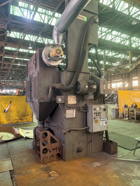 72" PANGBORN 6LK-7 TABLE TYPE 25 HP SHOT BLAST MACHINE. STOCK # 0875026