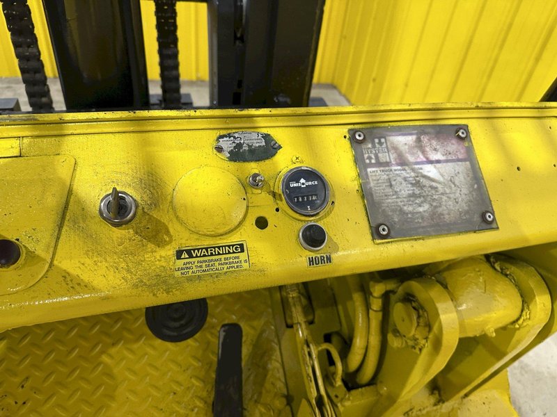 15,000 LBS HYSTER MODEL S150A LP GAS RIGGERS TYPE FORKLIFT: STOCK #22005