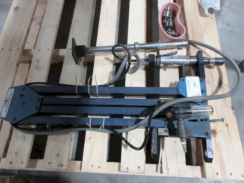 Wilton Bench Mount Pneumatic Tapping Arm with Mount and Chucks- Auction Item