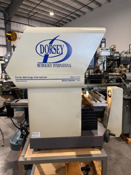 16” DORSEY 16H OPTICAL COMPARATOR DRO 2003’ #7772