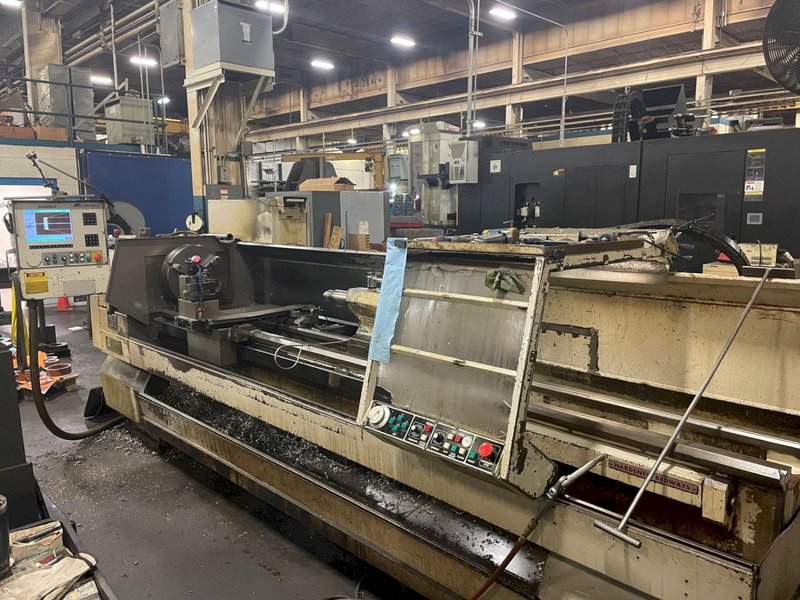 20" x 80" MILLTRONICS Model T20 CNC Flat Bed Lathe, New 1994.